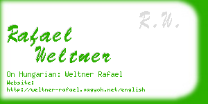 rafael weltner business card